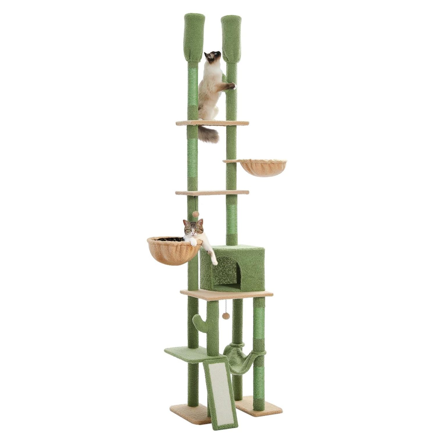 Wholesale High Quality Modern Luxury Indoor Cat Tree Hammocks Scratching Posts Cat House Tower Condo Wooden Cat Tree