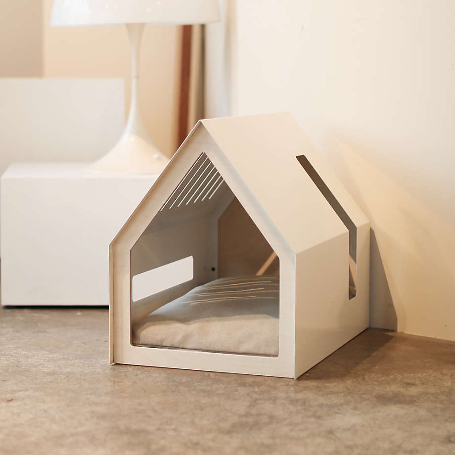 Modern Indoor Wood Pet House, Detachable Wood Pet Kennels Dog House Small Pet House