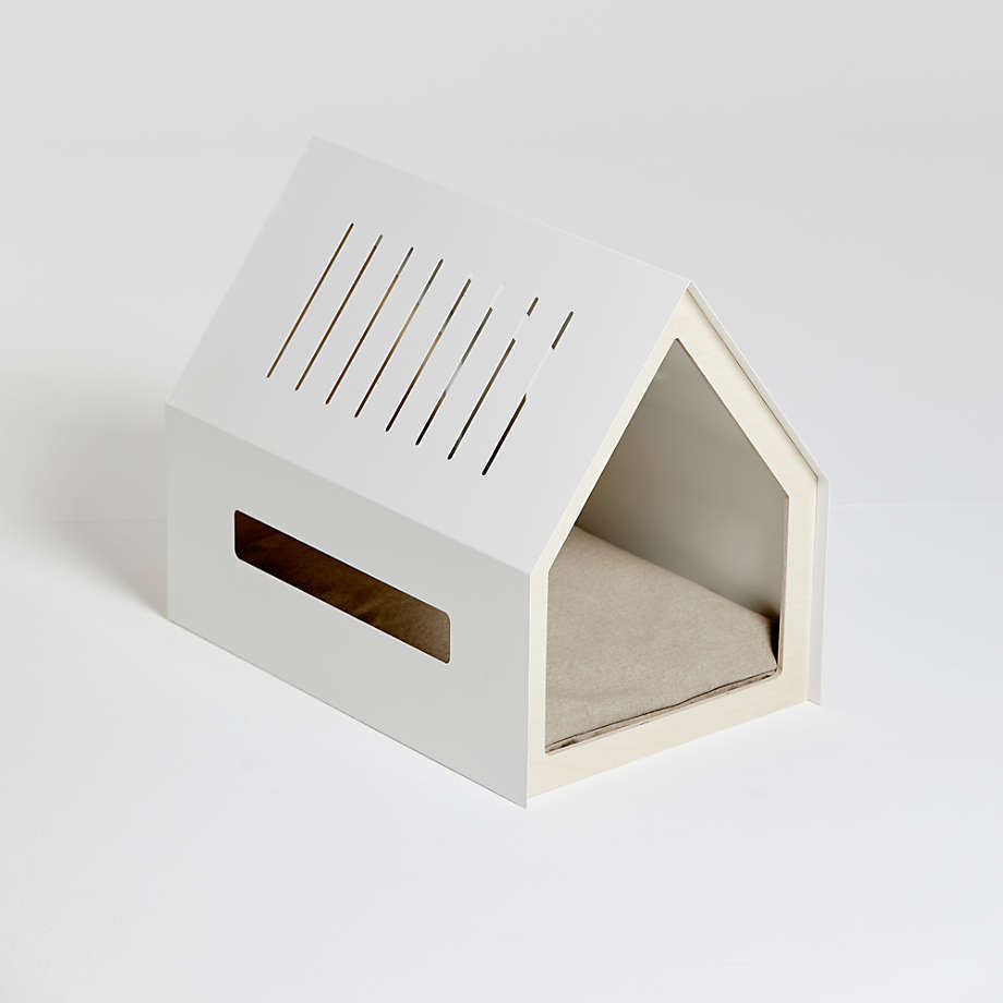 Modern Indoor Wood Pet House, Detachable Wood Pet Kennels Dog House Small Pet House