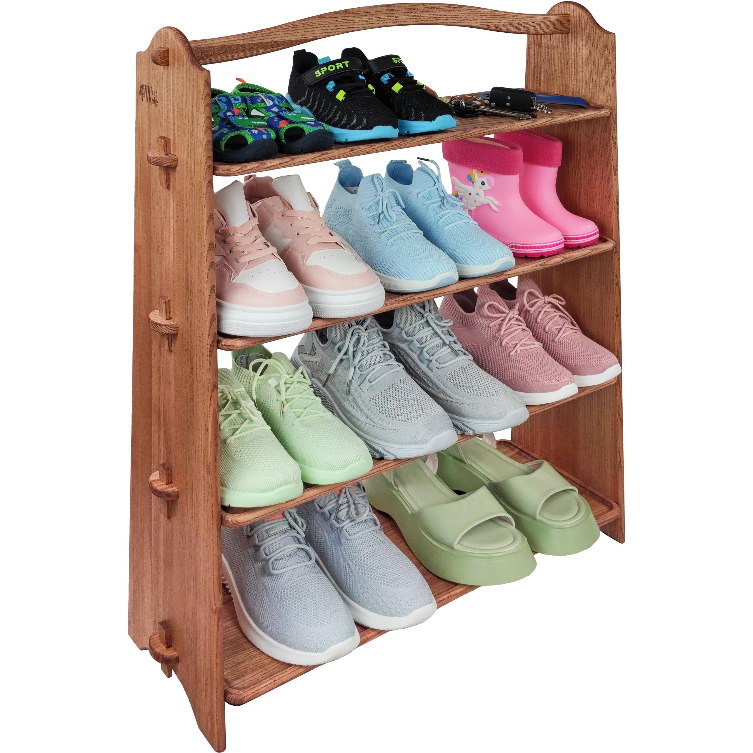 4 Tier Storage Organizer Shelf for Bathroom Storage Organization Hallway Shoe Storage Shoe Stand