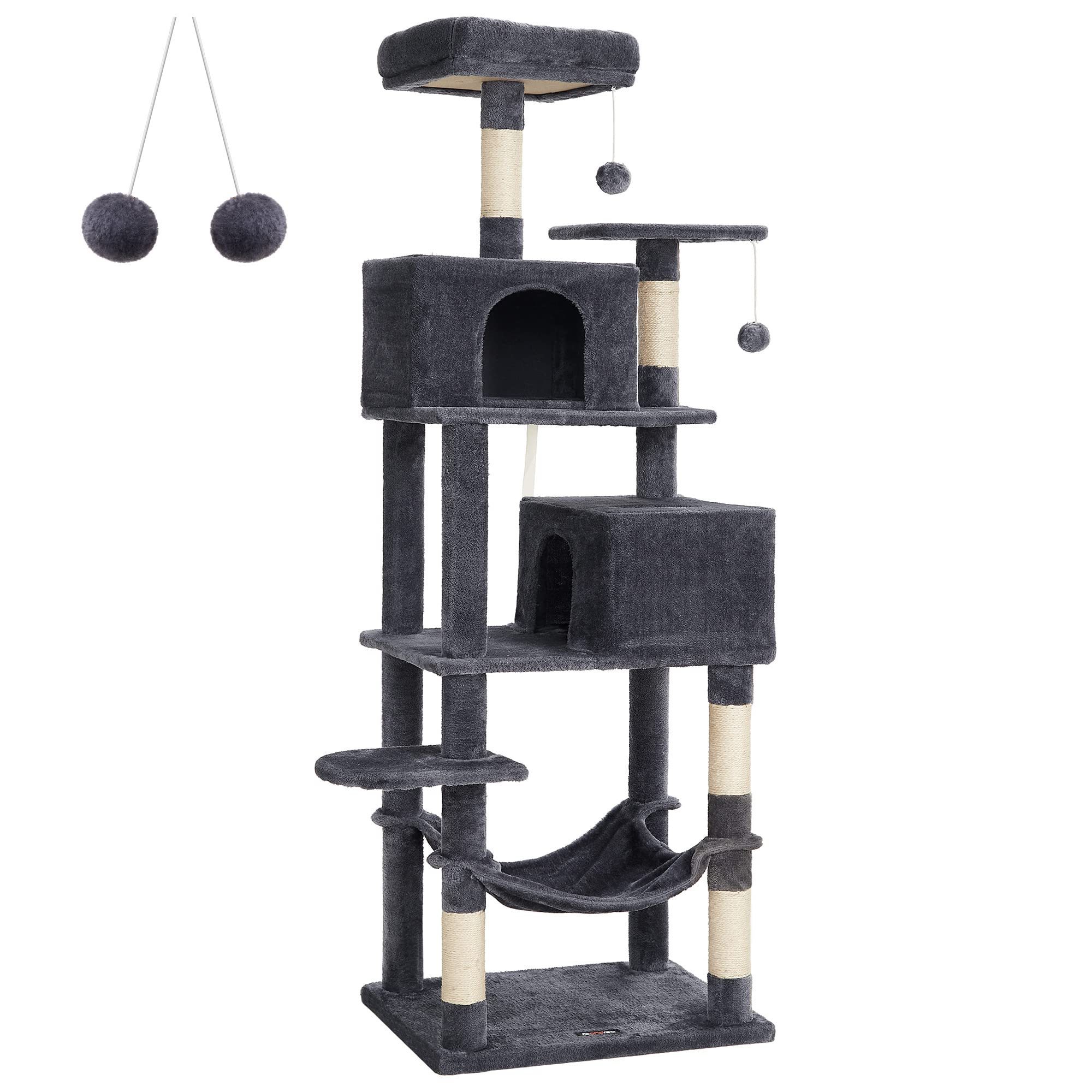 Factory Direct Sale Best Selling Basic Cat trees Hammock and condo and factory direct supply cat tower tree cat tree house