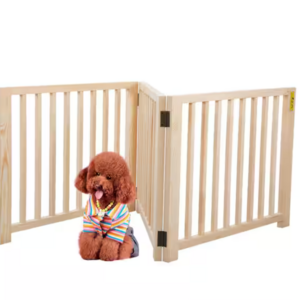 Solid Wood New Sale Portable  Freestanding Pet Gate  Freestanding Dog Gate Wooden Fence dog fence