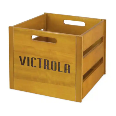 High quality Wooden Record Crate  Wood color   Storage Crate For Fruit And Vegetable wooden crate