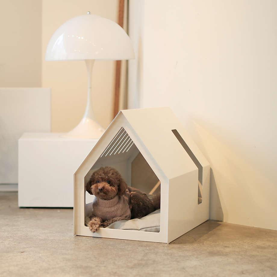 Modern Indoor Wood Pet House, Detachable Wood Pet Kennels Dog House Small Pet House