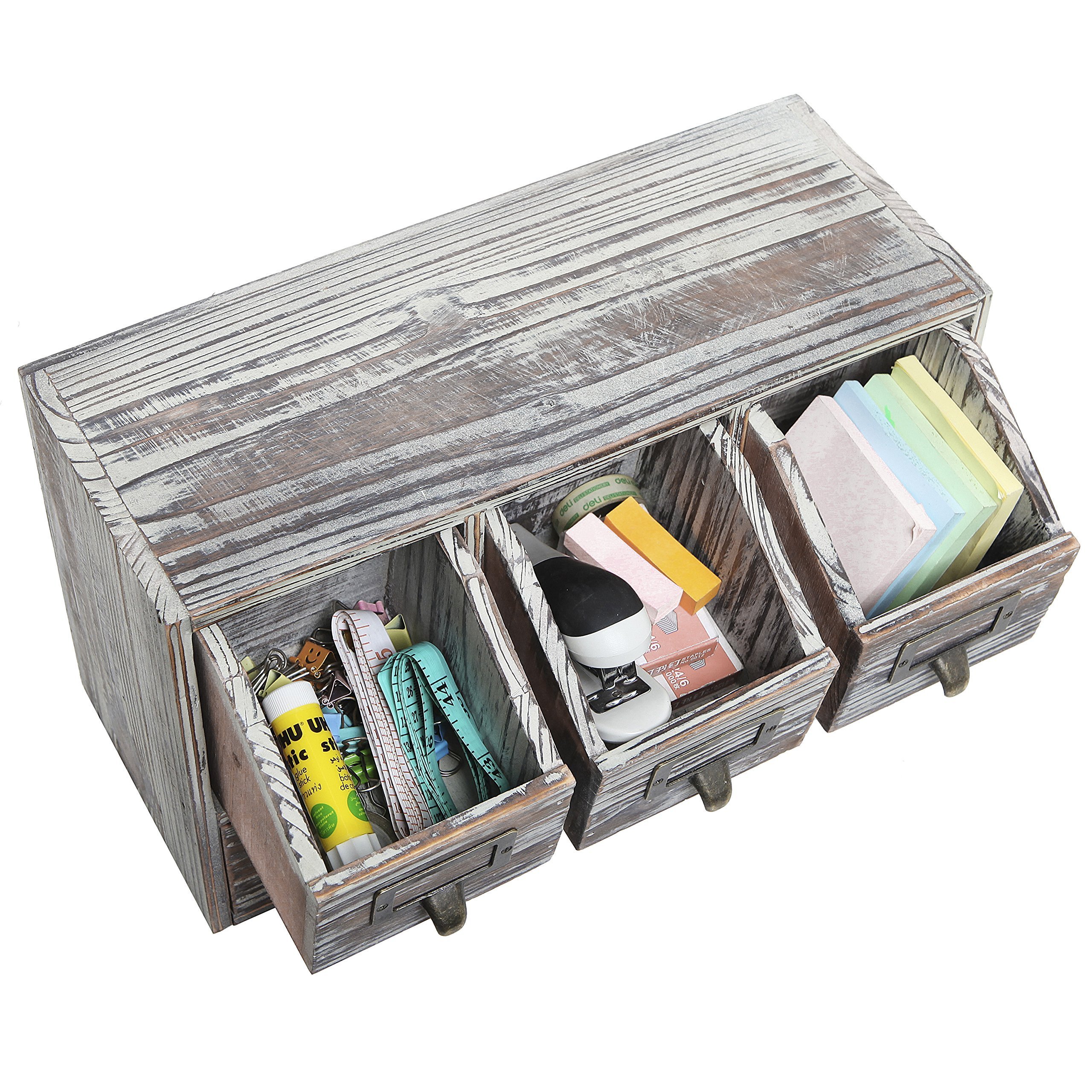 Factory Tools Storage with Craft Supply Storage Cabinet with 4 Drawers and Multiple Compartment Drawers Desk Storage