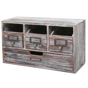 Factory Tools Storage with Craft Supply Storage Cabinet with 4 Drawers and Multiple Compartment Drawers Desk Storage