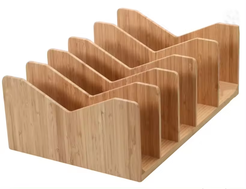 Popular 5 Dividers Closet or Dresser Wallet Organizer Shelf Dividers Tidying Mobile Vision Bamboo Organizer