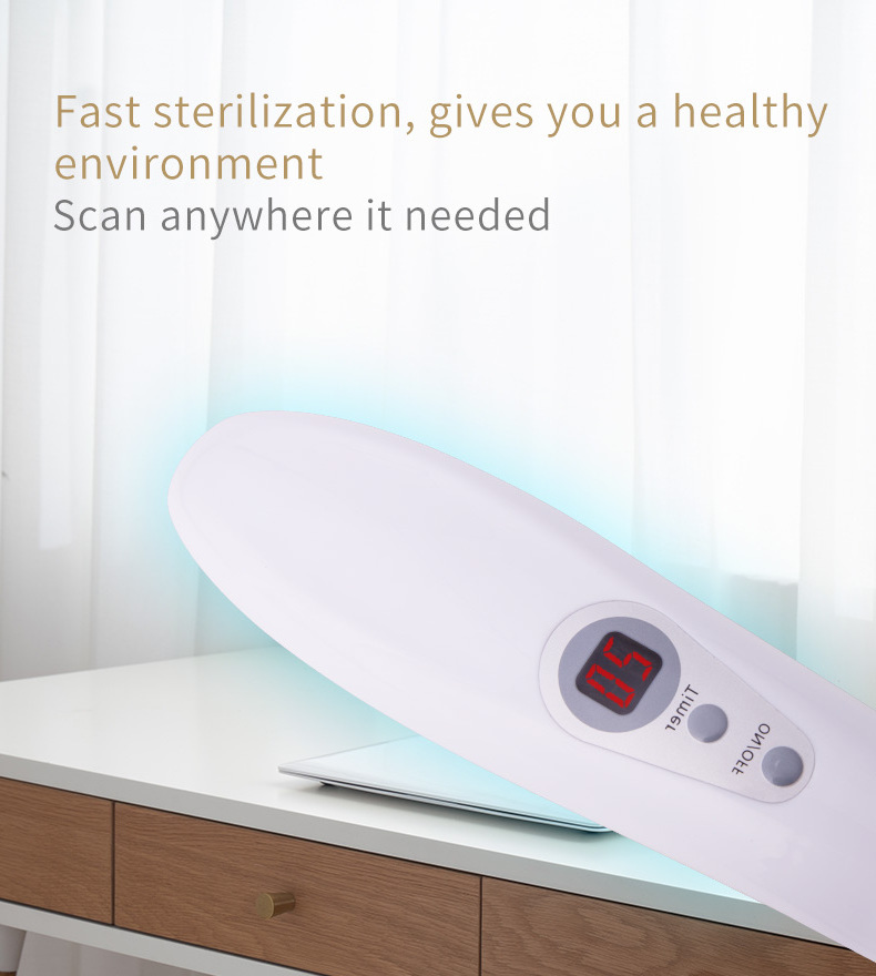 High Quality Handheld  Wand Motion Sensor  UVC Germicidal Disinfection Sterilization  Sterilizer for Home Office Travel