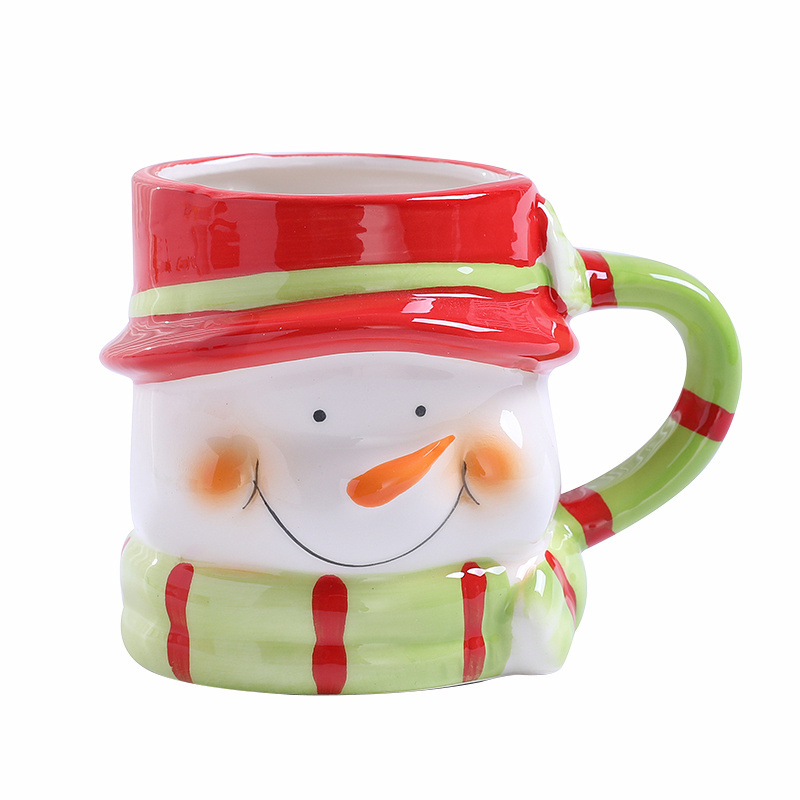 Christmas Mug Creative 3D Animal Modeling Couple Coffee Cup Breakfast Milk Cup Festival Gift Cup