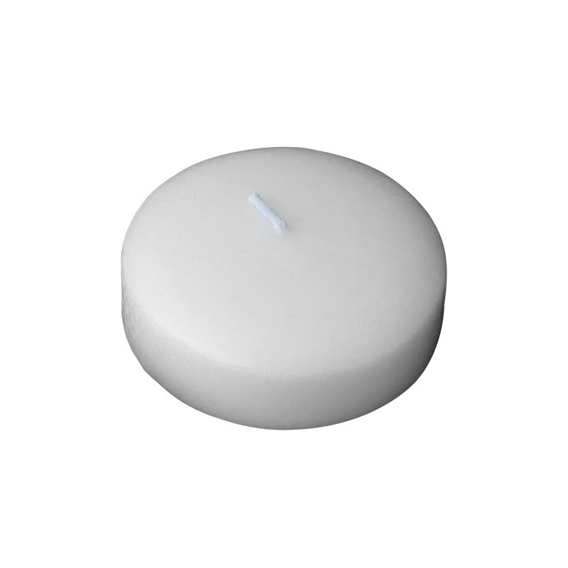 White Unscented Wax Burning Tealight Floating Candle for Wedding Pool Party