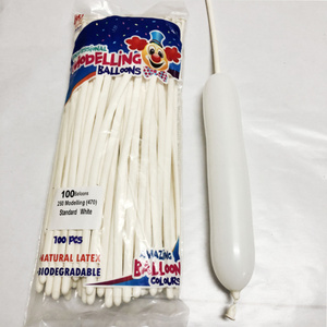 Hot selling birthday party supplies long strip balloons pack qualatex balloons set magic balloons