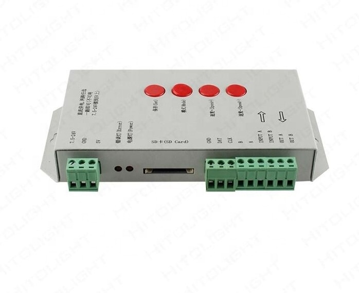 T-1000S port lights controller SD card T1000 Pixel controller WS2812B LED STRIP with CE&Rohs