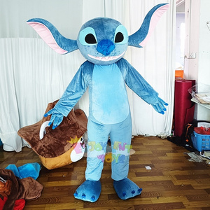 Wholesale Blue Adult Stitch Character Cartoon Mascot Costume Plush stitch Mascot Costume For Sale