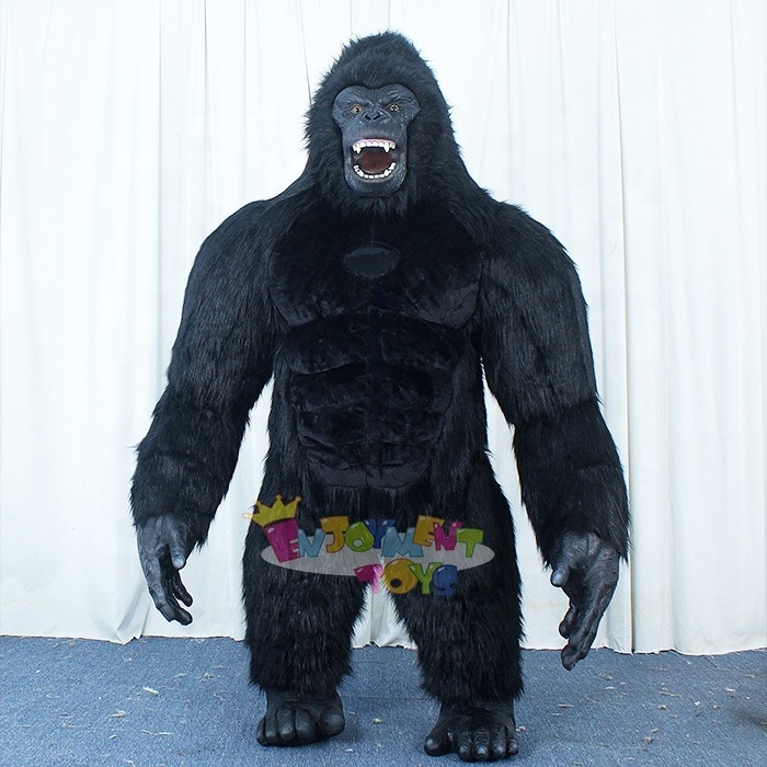 Enjoyment CE  Ape Inflatable Gorilla Mascot Costume 2.6m and 3m King Kong Custom Anime Cosplay Mascot Theme Fancy Dress Carnival