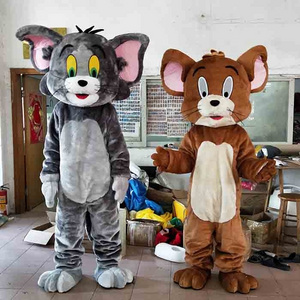 Enjoyment Tom and Jerry Mascot Costume for Sale CE Movie Cartoon Handmade Customized Logo Unisex Animal PE Bag and Export Carton