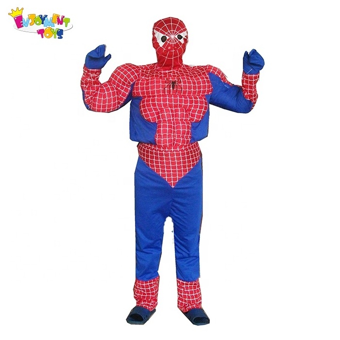 Hot sale adult spiderman mascot costumes cosplay costume for sale