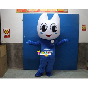 Hot selling custom cartoon tooth mascot costume Cute cartoon tooth mascot adult party costume