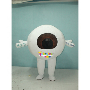 Strange and customized giant eyeball mascot costume Inflatable eyeball mascot adult party costume