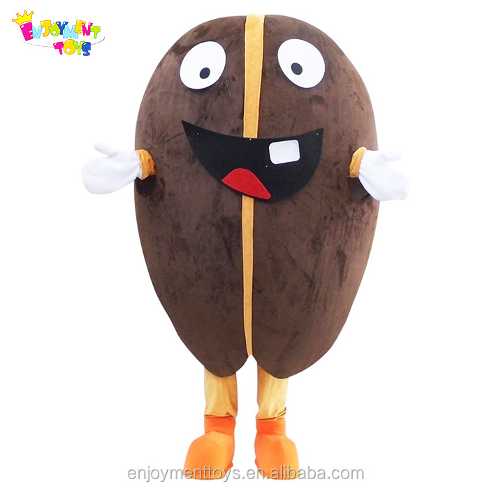 Enjoyment CE funny adult Coffee Bean mascot costumes for sale