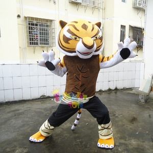 Enjoyment CE tiger Plush Mascot Costume Cartoon Cosplay Halloween Fancy Dress Suit For Adult