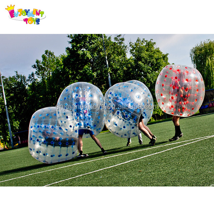 PVC/TPU crazy sport giant human sized balloon soccer bubble ball for sale