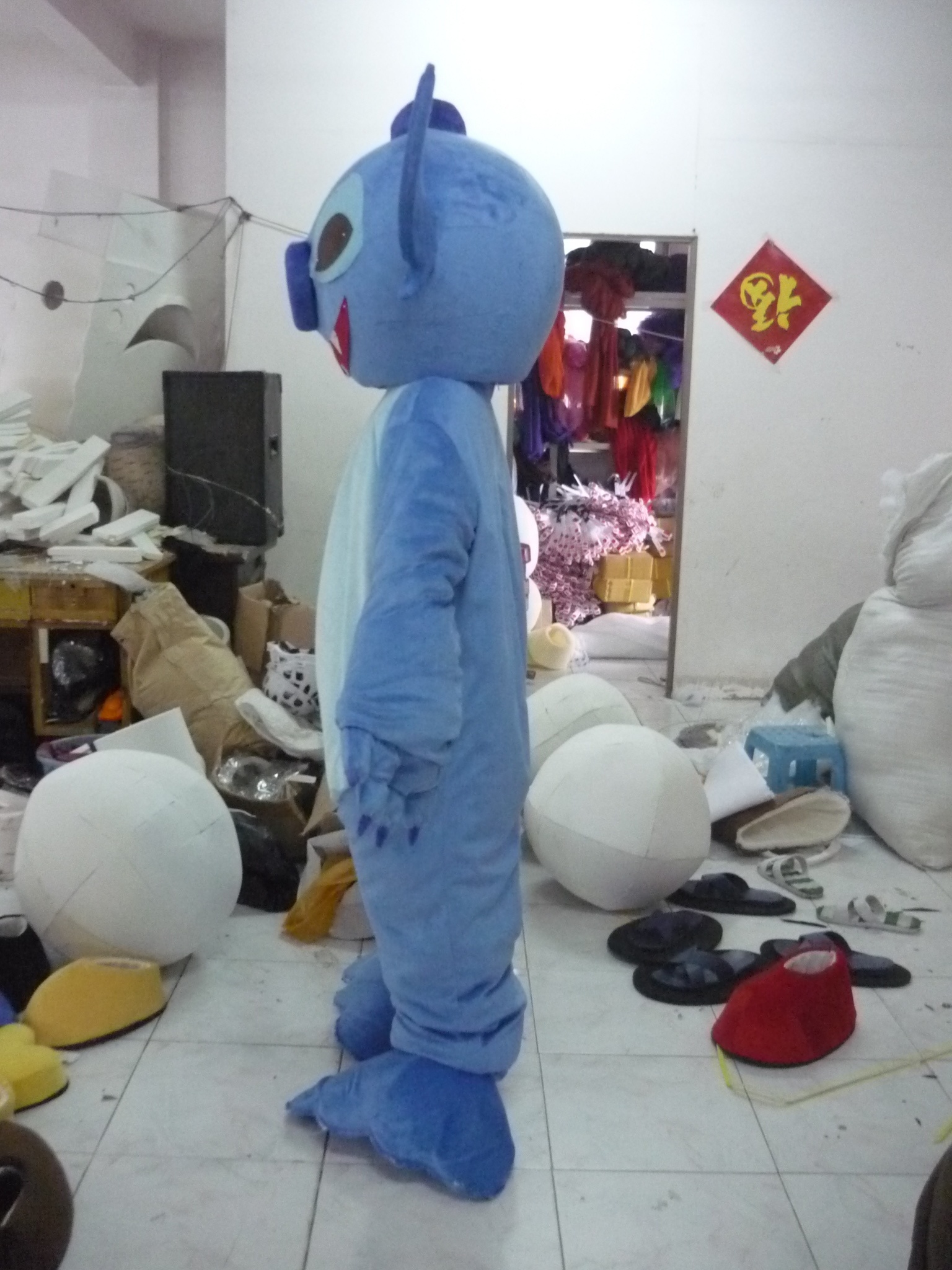 High quality CE plush stitch Mascot Costume For Adults