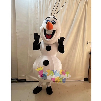 Cartoon cute snowman olaf mascot costume for adult/ olaf costume for sale