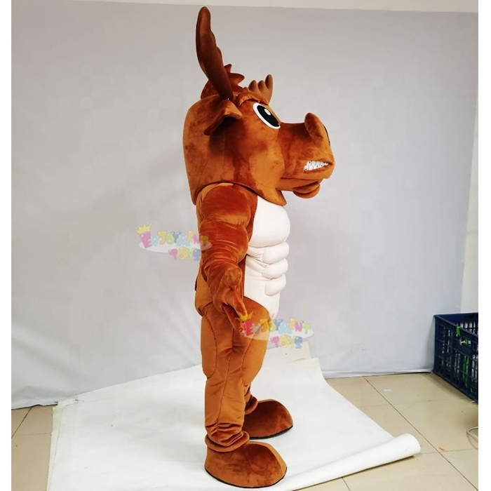 High quality CE OEM muscle deer mascot costume fancy dress cosplay apparel adults TV & Movie Costumes