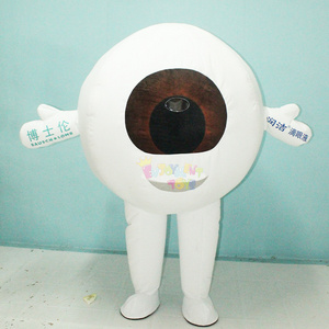 Popular plush mascot Inflatable eyeball cartoon costumes for sale