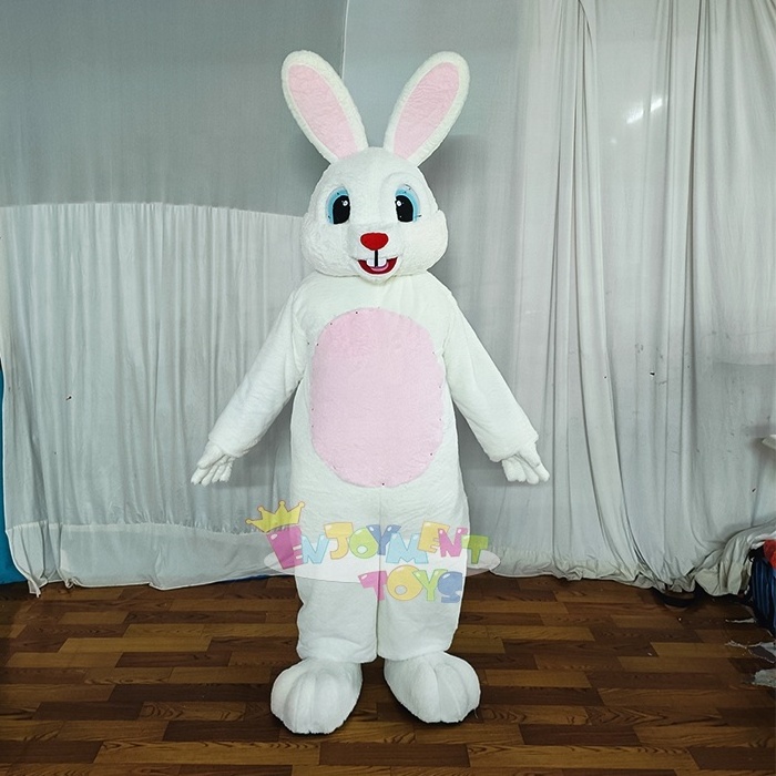 Enjoyment CE Lovely easter bunny adult rabbit mascot costume for sale