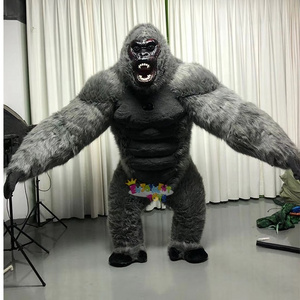 Enjoyment CE  Ape Inflatable Gorilla Mascot Costume 2.6m and 3m King Kong Custom Anime Cosplay Mascot Theme Fancy Dress Carnival