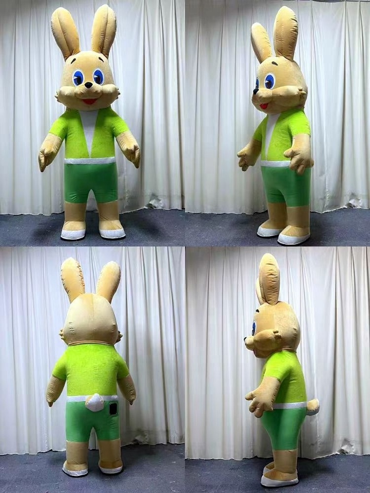 Wholesale Custom inflatable rabbit and wolf Costume Carnival Cartoon Character Cute inflatable Mascot Costume For Activity