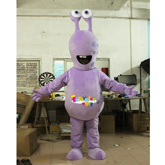 Popular Customized Cartoon Snail Mascot Costume Cute Snail Mascot Adult Party Costume