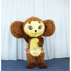 Enjoyment CE 2m/2.6 Inflatable Cheburashka Mascot brown Monkey Costume for Christmas/Halloween cosplay