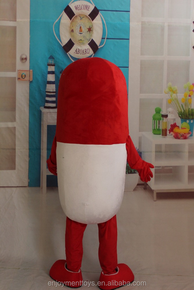 China made drugs mascot pill costume adult