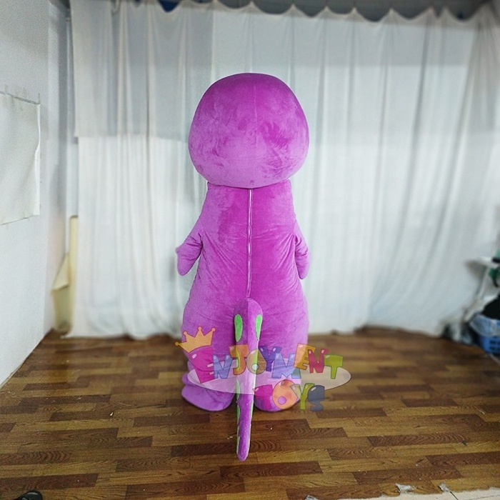 Factory price CE barney mascot cartoon costume for adults