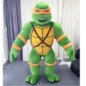 Best selling Inflatable Cartoon Green Ninja Turtle mascot Cosplay Costumes Carnival Giant Party Performance Costumes for sale