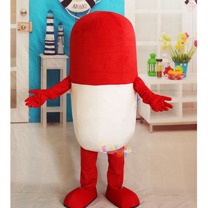 Enjoyment CE custom made Pills Capsules Mascot Costume For Advertising