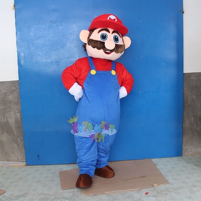 Custom made super Mario Luigi sonic pig bunny melon cartoon character mascot costume for adults party Halloween