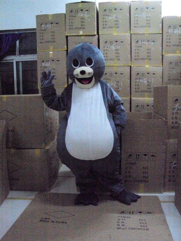 Enjoyment CE plush Sea lion mascot costume adult animal costume on sale