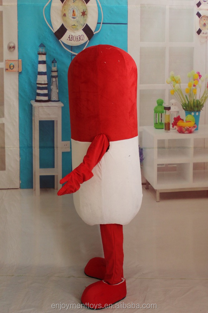 China made drugs mascot pill costume adult