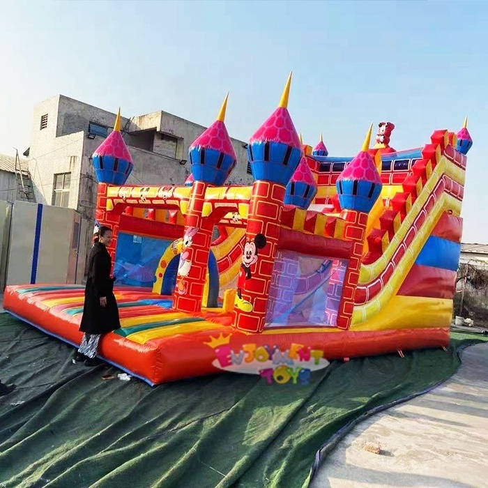 Hot sale inflatable water slide jumping bouncy castle bouncers inflatable jumping castle commercial