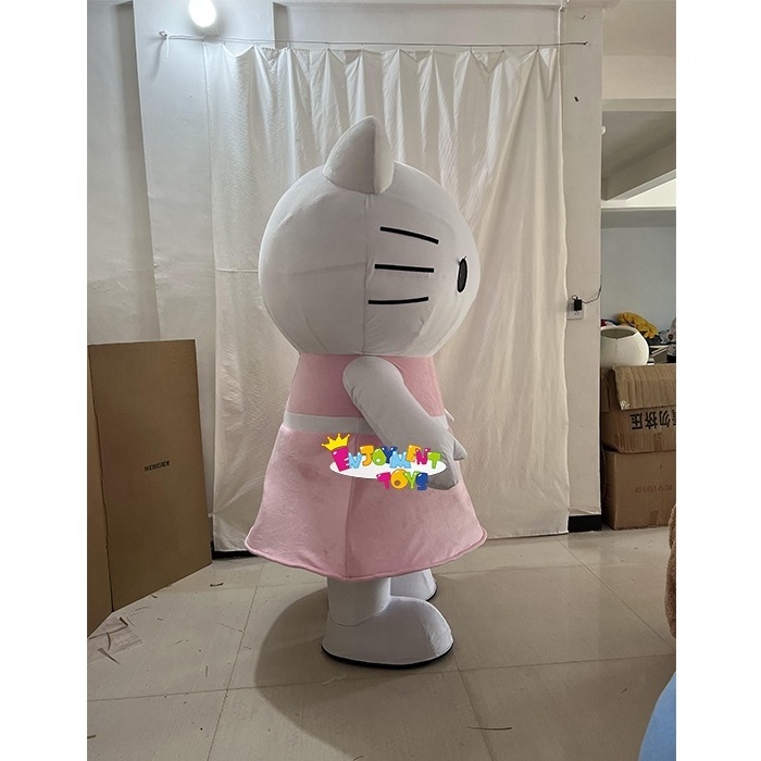 Giant Inflatable Cute HelloKitty Cartoon Mascot Costume Customized Cute HelloKitty Party Adult Mascot Costume for Sale