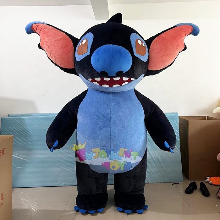 Enjoyment CE 2.6m movie adult inflatable lilo and stitch mascot costume for promotion