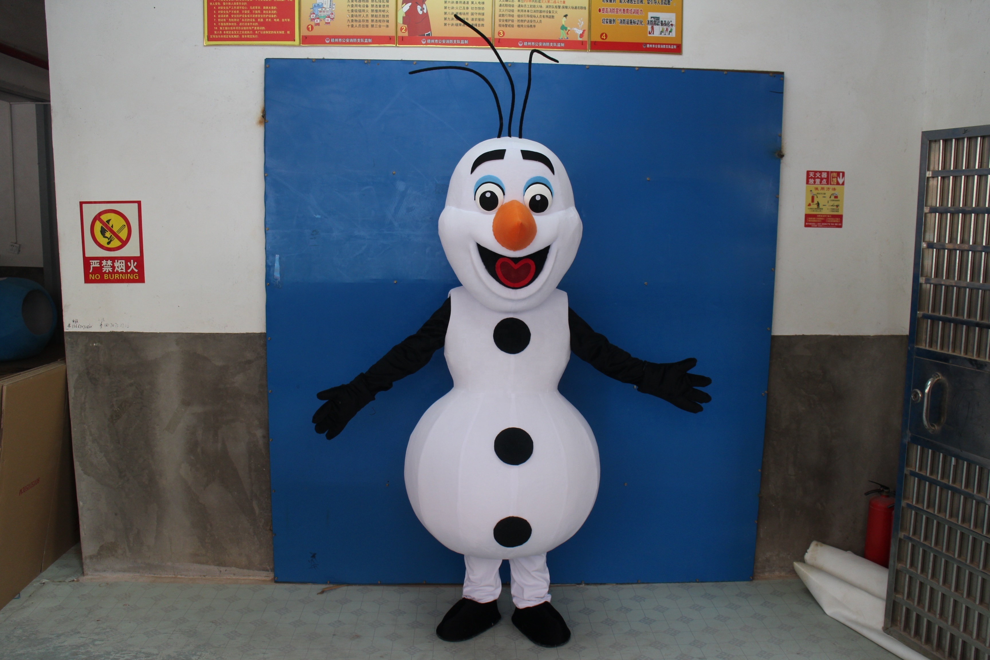 Enjoyment CE adults snowman olaf cartoon mascot costume for sale