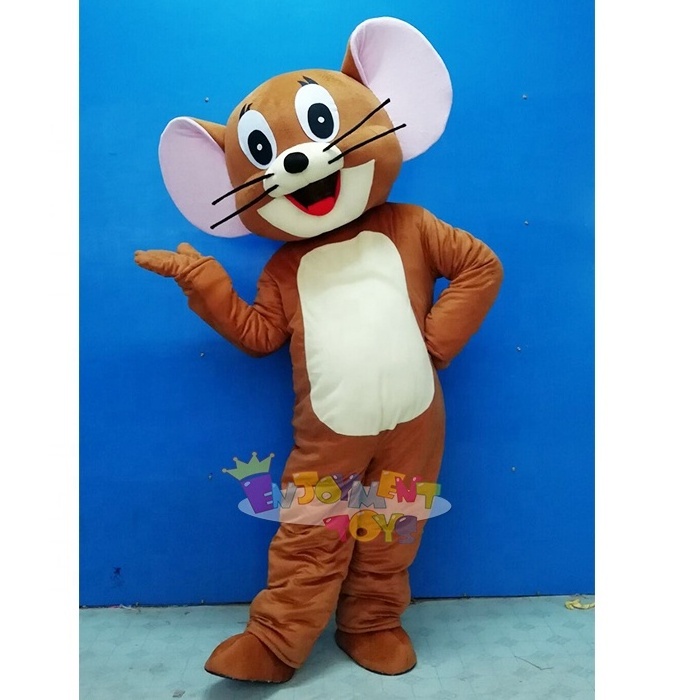 Enjoyment CE Cartoon Adult Tom And Jerry Mascot Costume Movie Mouse Cat Costume for sale