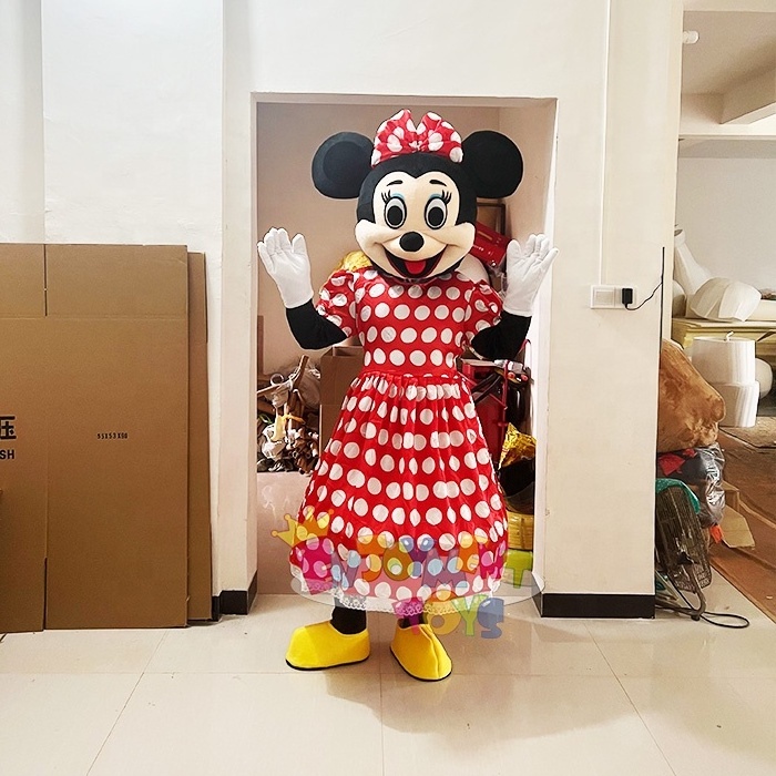 High Quality Custom Mouse Mascot Costume , Mickey and minnie Mascot Costume For Kids Party Entertainment Event Show