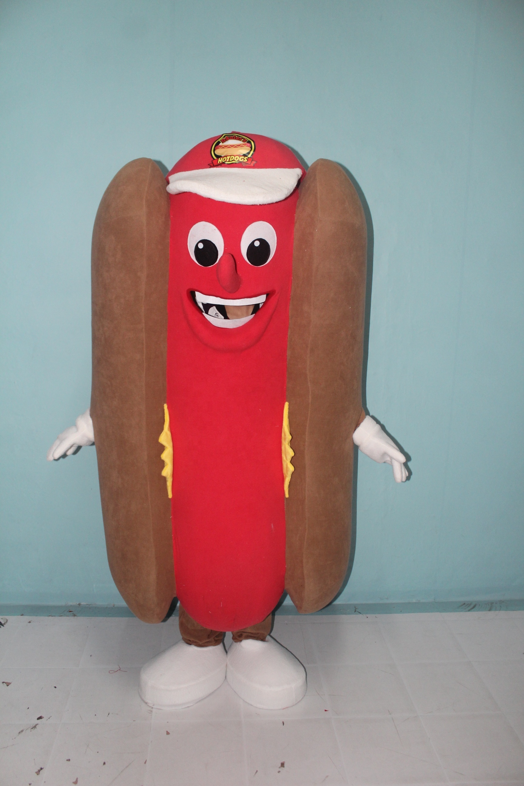 Enjoyment CE adult sausage hot dog mascot costume for advertising