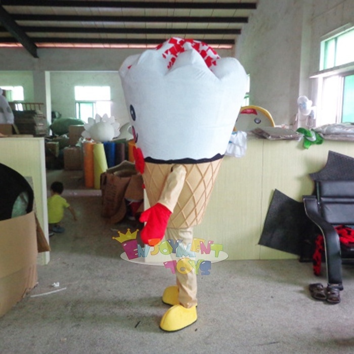 Enjoyment OEM ice-cream mascot custom food mascot costume for sale