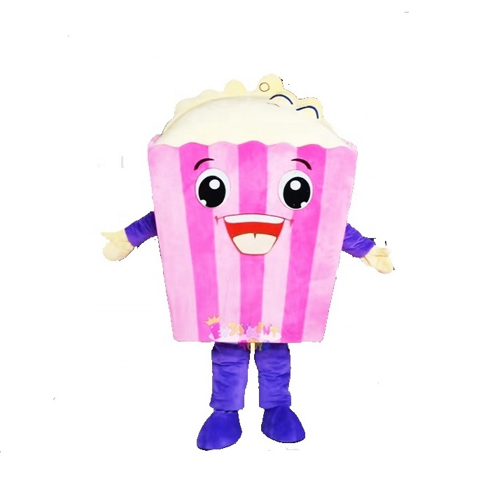 High quality CE adults popcorn Mascot Costume fast food popcorn costume for Cosplay Party Event Adult Kids Halloween